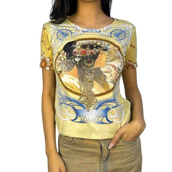 Miss Sixty Tops - Miss Sixty Alphonse Mucha Graphic Top